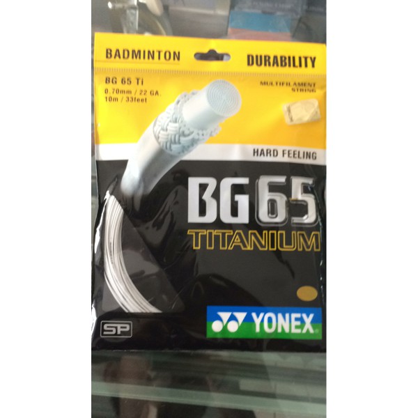 senar yonex bg65 titanium