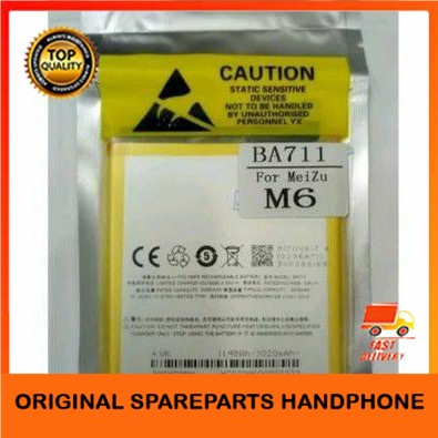 BATERAI BATERE BATTERY MEIZU M6 BA711 BA 711 .