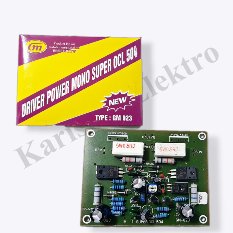 KIT DRIVER POWER SOCL 504 OCL SUPER OCL 504 GM