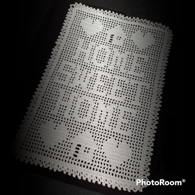 Pajangan dinding rajutan