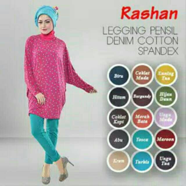 Celana Legging Pensil/Jegging Rashan