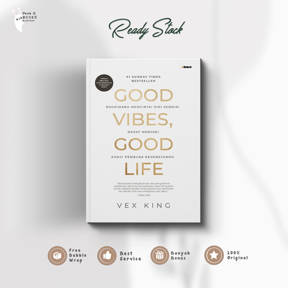 Buku Good Vibes, Good Life | Penerbit Baca