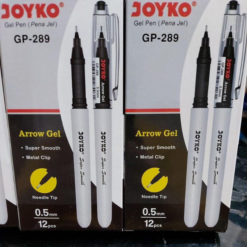 

pen gell joyko gp -289 arrow gel ( harga tertera 12pcs)