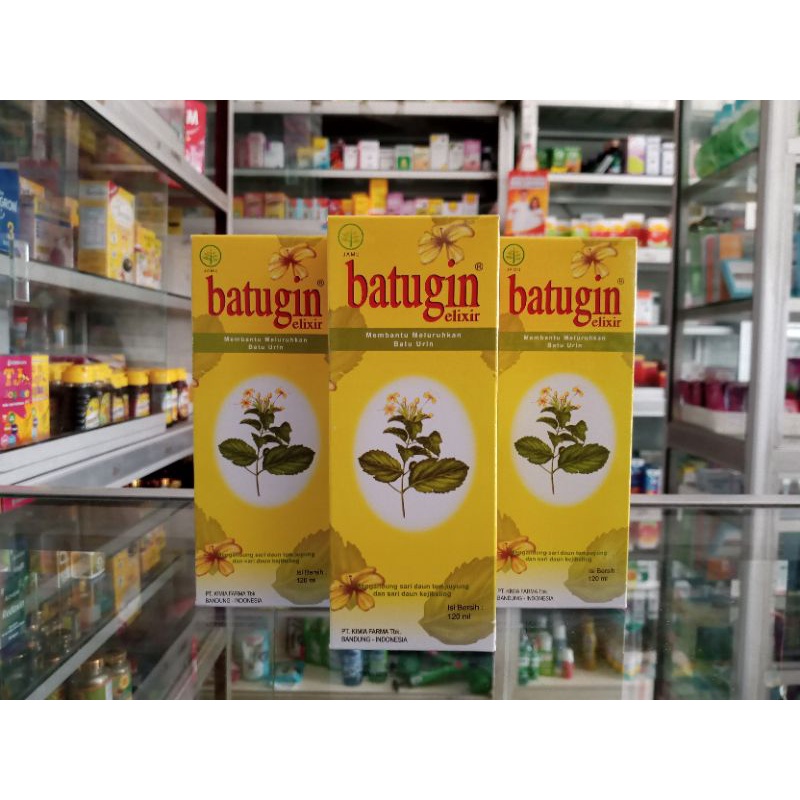 BATUGIN ELIXIR SIRUP 120 ml | Obat Meluruhkan Batu Urin - ED 11/2024