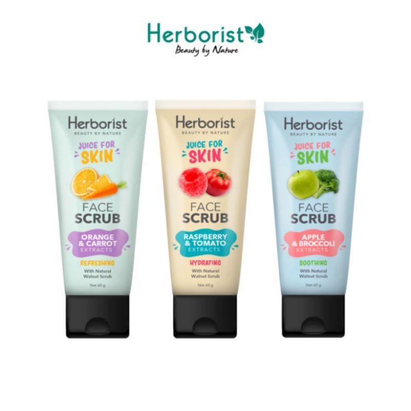 (FACE SCRUB) Herborist Juice For Skin Face Scrub 60GR