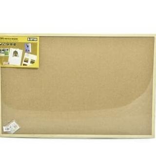 

Bi-Silque Cork Board Pin / Papan Mading Kayu Fibre 90x60 cm Serbaguna