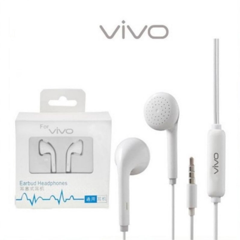 headset stereo handsfree vivo model ory pack/non pack