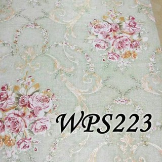 Wallpaper Motif Bunga Emas Pot Unik Uk 45cmx10mtr