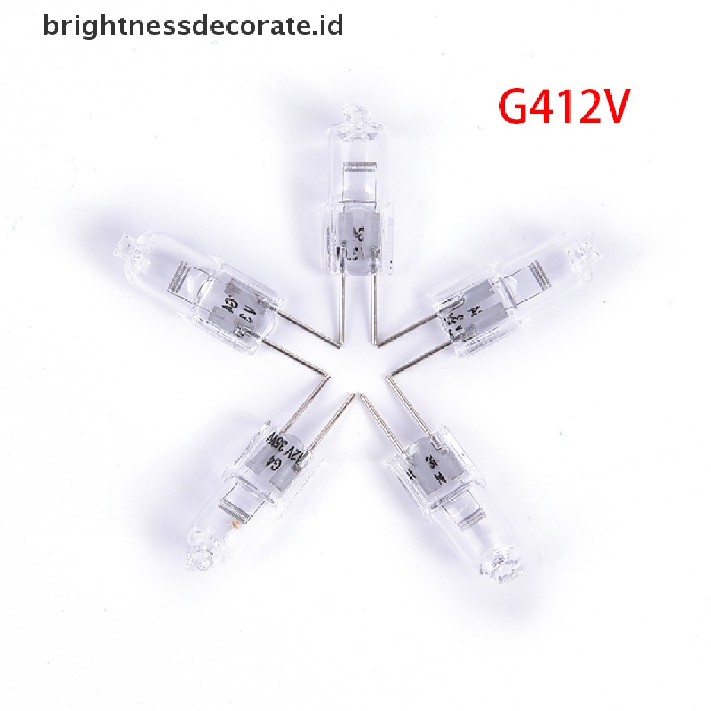 5 Pcs Bohlam Lampu LED G4 12V 5W 10W 20W 35W Halogen Bentuk Kapsul