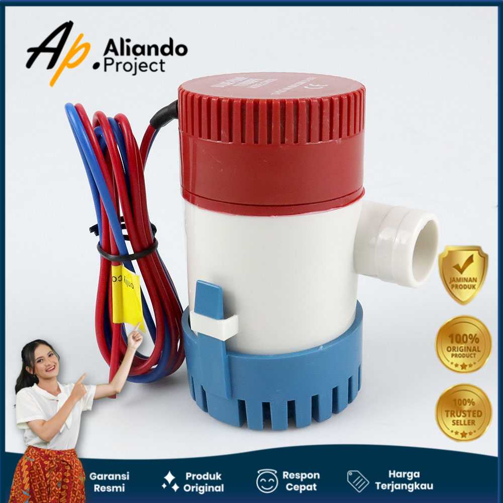 Pompa Air Submersible Water Bilge Pump 12 V Modern Original Unik Murah Terjangkau Garansi