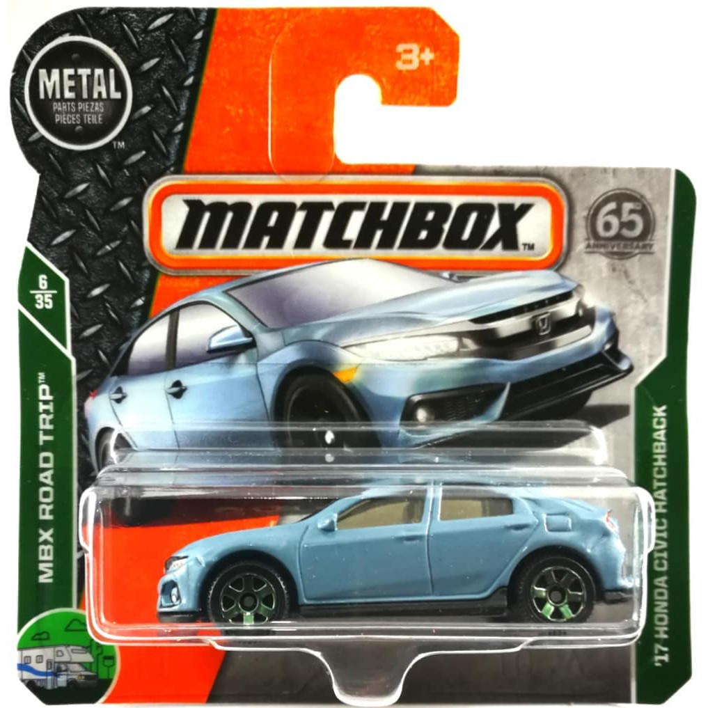 Matchbox 2017 Honda Civic Hatchback Short Card