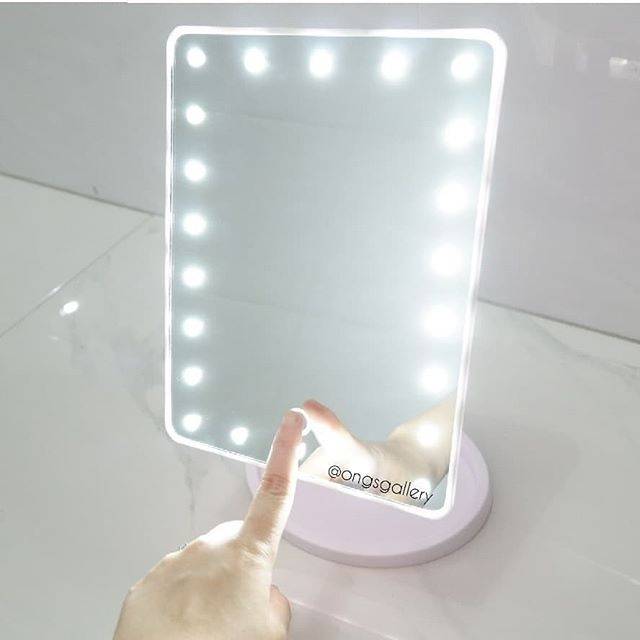 Mirror Light / Cermin Lampu / Cermin LED / Kaca Lampu/ Cermin Makeup Lampu/Cermin Makeup LED