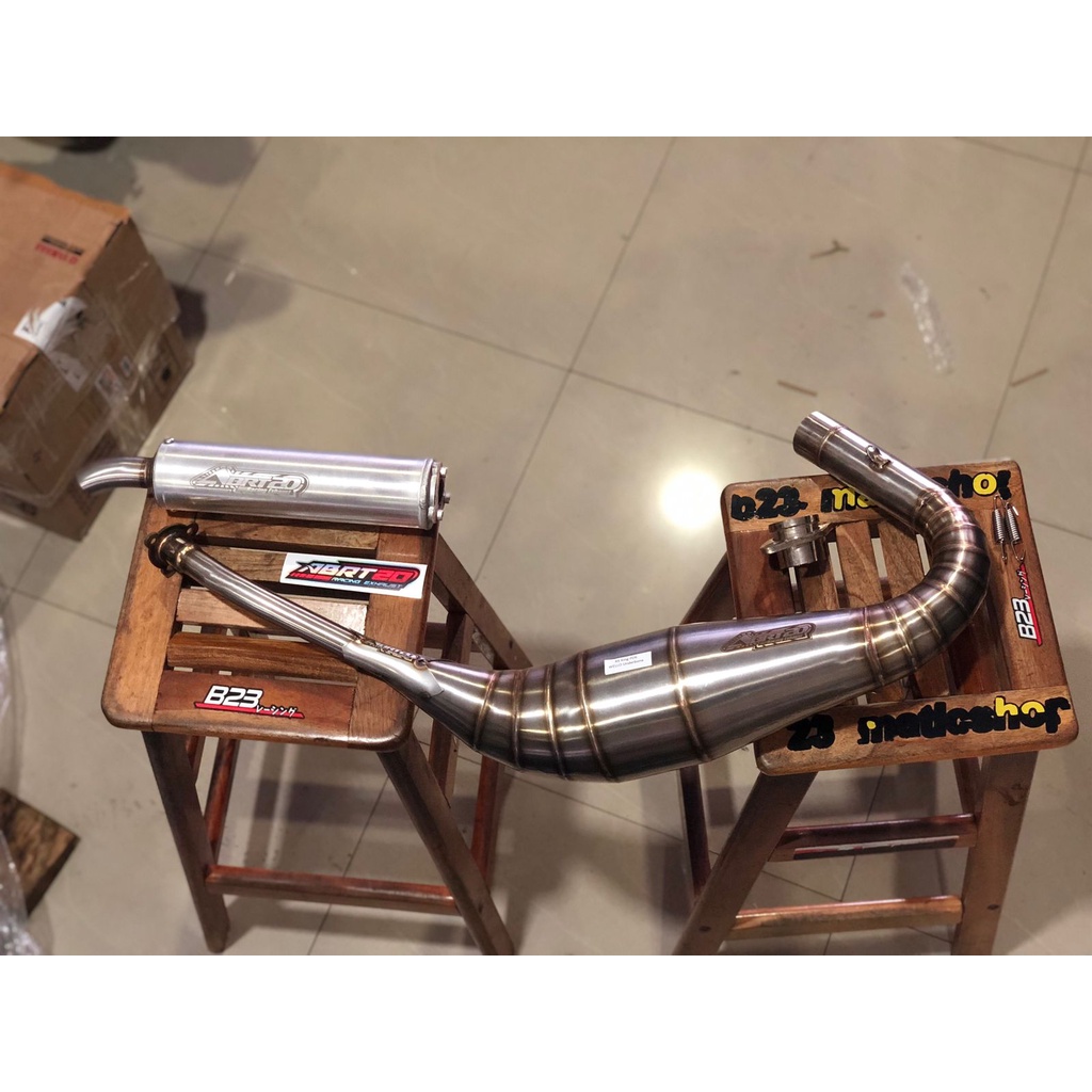 knalpot racing ABRT20 original RX King PDK Wello underbone stainless