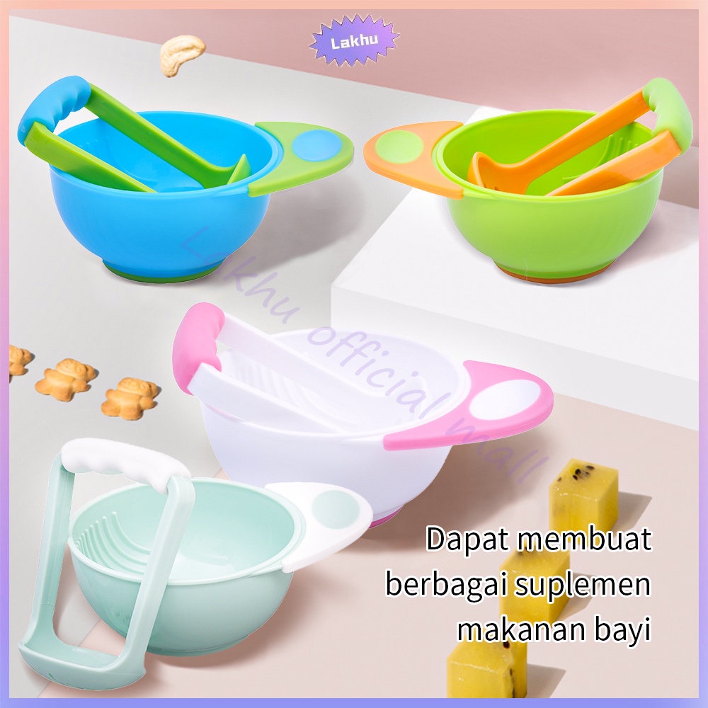 Lakhu penghalus makanan bayi/baby food grinder bowl penggiling mangkuk bayi