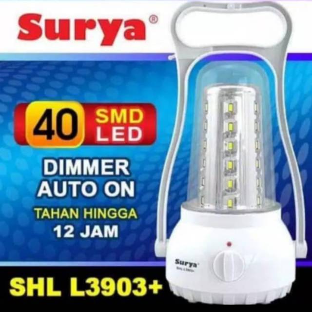 Lampu emergensi surya SHL L3903+