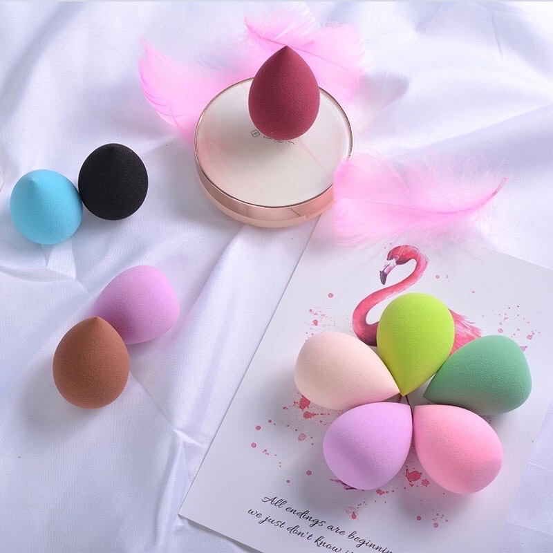 Beauty Blender Tear Drop Egg Spons Make Up colorfull Sponge Telur Alat Kosmetik Spons Telor