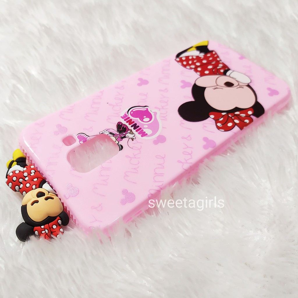 Silicon Case Glossy + Boneka 3D - Samsung Galaxy A6 (2018) dan A6 Plus (2018 )  - sweetacase.id - Motif Kartun - Bisa Bayar Ditempat / COD / Casing Terbaru / Karakter Lucu / Casing Kartun / Kartun / Case murah / diskon / Import