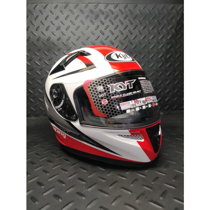 Helm Full Face Double Visor KYT Honda Racing 87100FFHRRM
