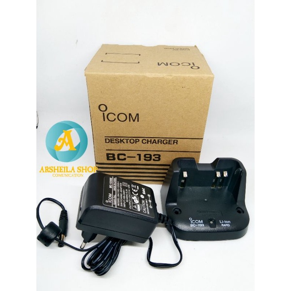 Charger ht icom v80 Bc 193 murah