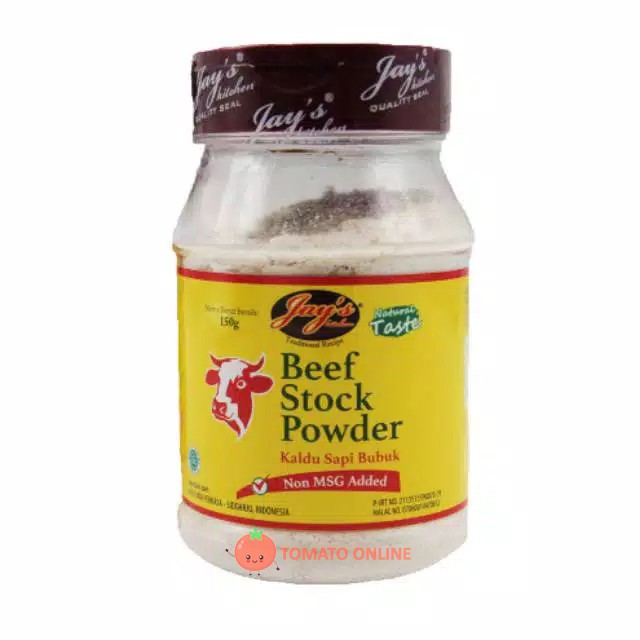 Jay's Jays Beef Stock Powder Kaldu Sapi Bubuk Non-MSG 150 gr / 150gr