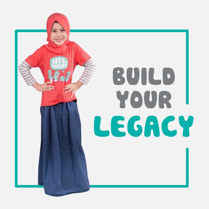 Kaos Anak Afrakids AF182 &quot;Let's Sholat&quot; Lengan Panjang