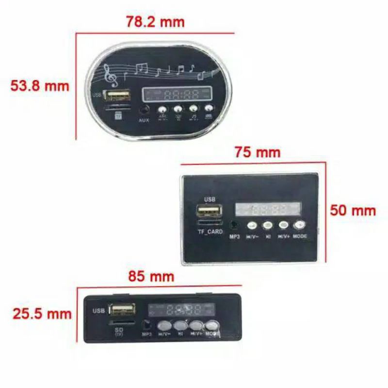 MP3 USB mobil/motor mainan Aki