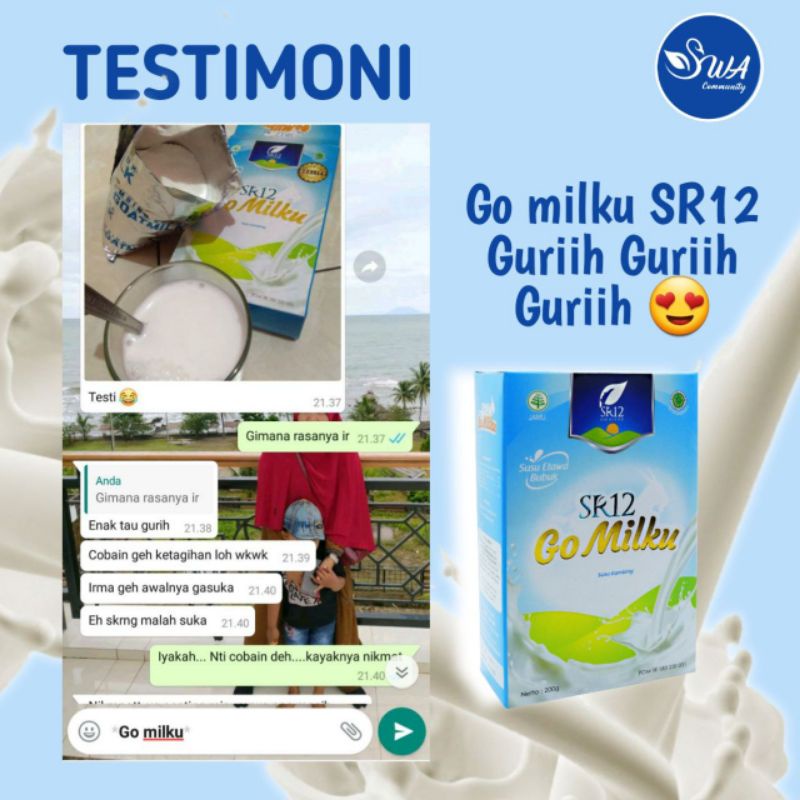 

Susu Gomilku SR12 susu kambing etawa
