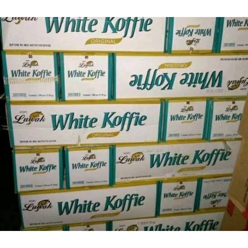 LUWAK WHITE COFFE 200 BKS,SATU DUS