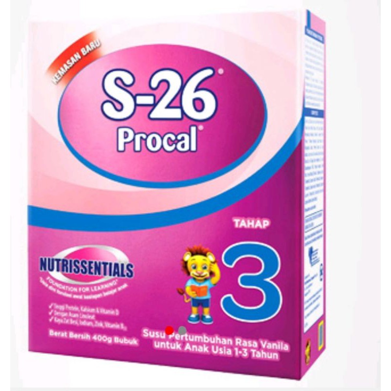 

S-26 Procal Tahap 3 Vanila 400 gram