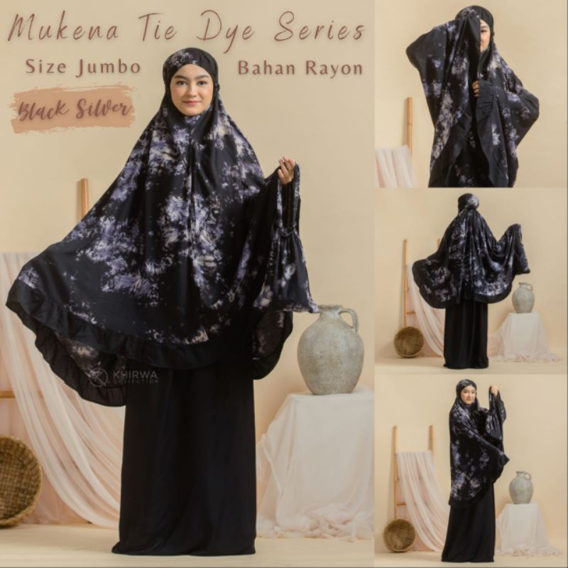 MUKENA BALI JUMBO PREMIUM/MUKENA TYEDIE SMOKE