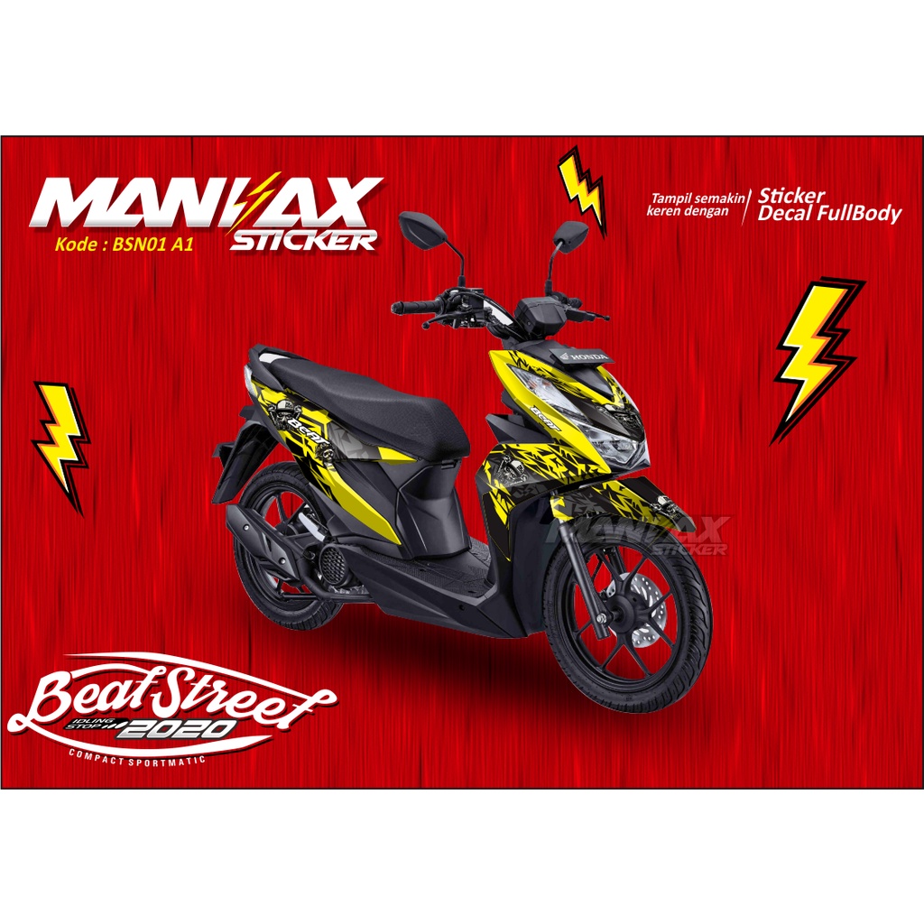 DECAL BEAT STREET 2022/ BEAT DELUXE 2022 CUSTOM