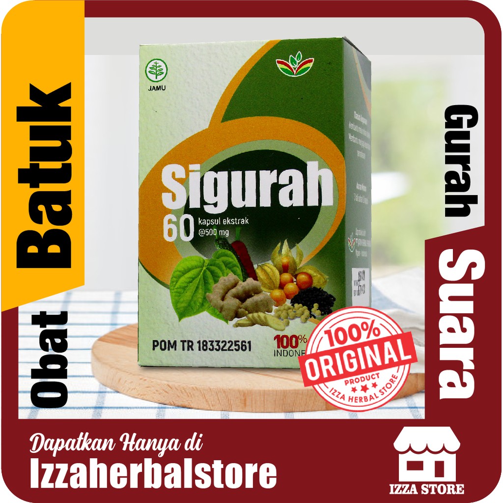 GURAH SUARA Kapsul Si Gurah Obat Batuk Kering Obat Batuk Berdahak Suplemen Dewasa 100% ORI HERBAL