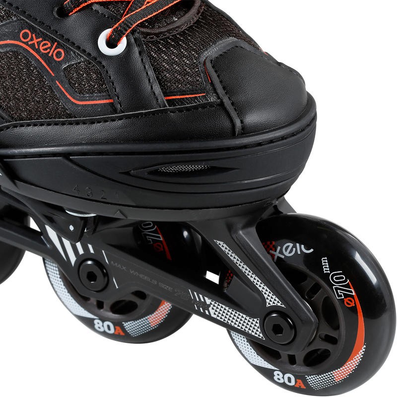 OXELO Fit 3 Junior Kids Sepatu Roda Anak Inline Skates