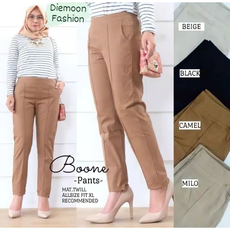 RECOMMENDED !!BOONE PANTS MAT.TWILL (KLN)