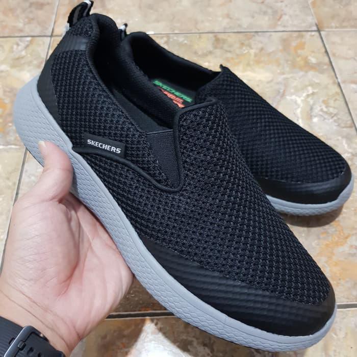 Sepatu Original Skechers Kullow / Black Gray