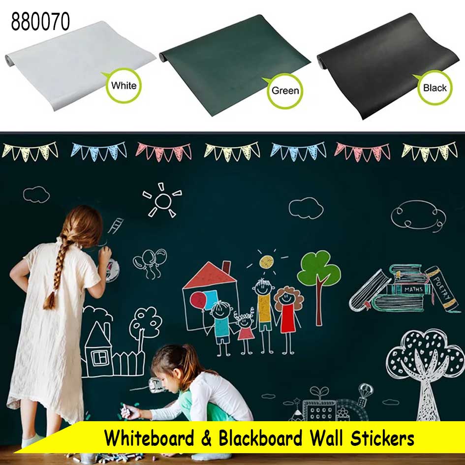 

Whiteboard Blackboard Wall Sitcker Stiker Papan Tulis Tempel Dinding