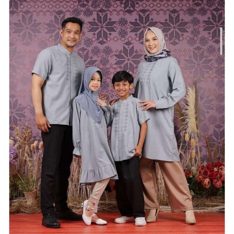ELZATTA SARIMBIT KELUARGA COUPLE KELUARGA BAJU SERAGAMAN KELUARGA ELZATTA TERBARU ORIGINAL