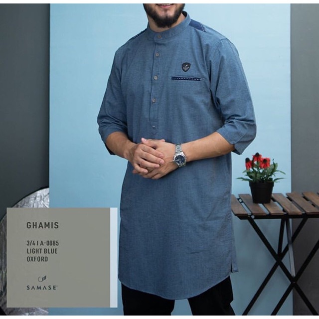 SAMASE Ghamis A-0085 Baju Koko Pria Casual