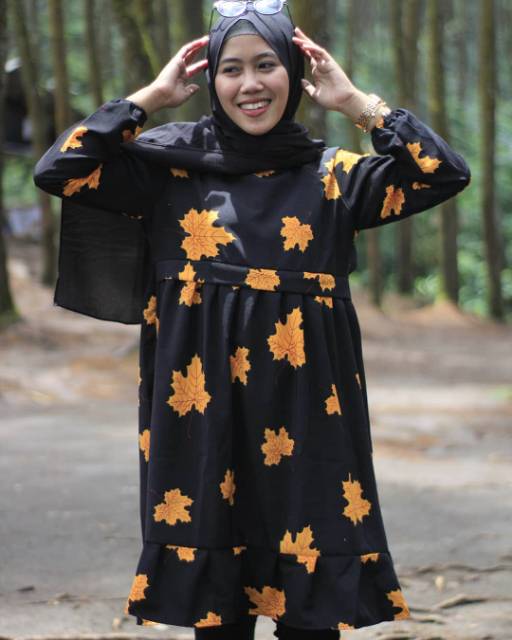 BLOUSE MONALISA MAPLEHITAM / KEMEJAMONALISA