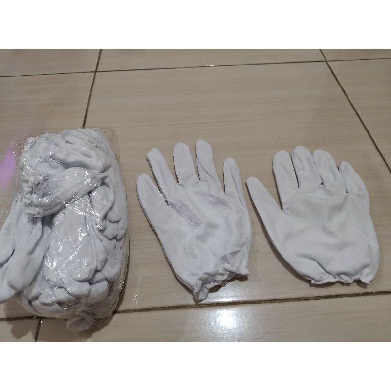 SARUNG TANGAN KAIN | SARUNG TANGAN PUTIH