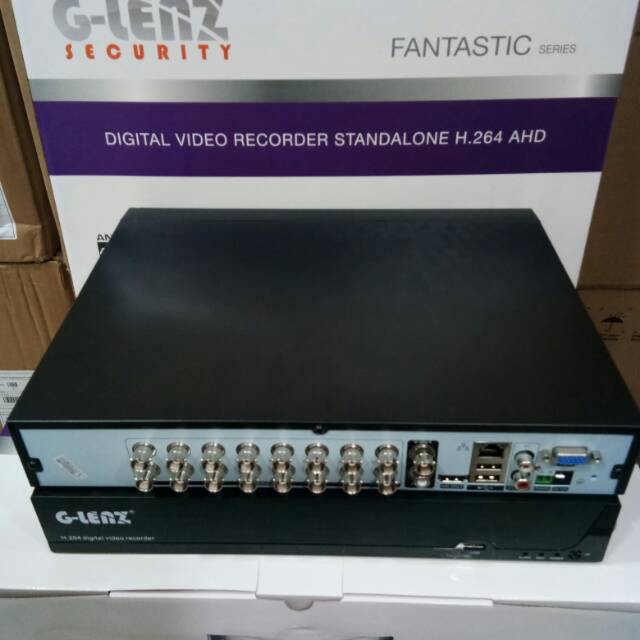 Dvr glenz 16 ch 5mp suport semua jenis kamera FULL hd 2560/4k