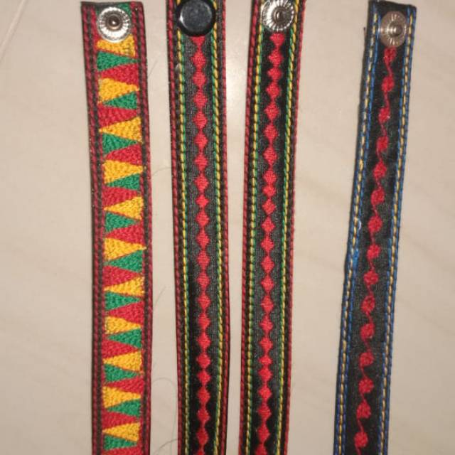 GELANG TANGAN BORDIR/GELANG TANGAN KAIN KHAS ACEH