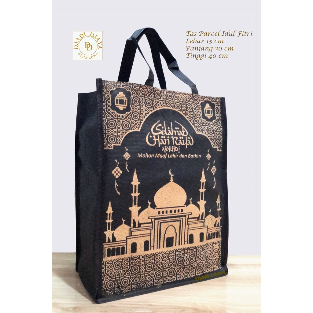 

Tas Pita Kotak Parcel Lebaran Idul Fitri New Hitam