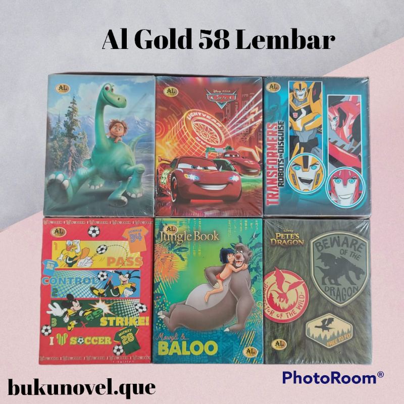 

Buku Tulis Al Gold 58 Lembar