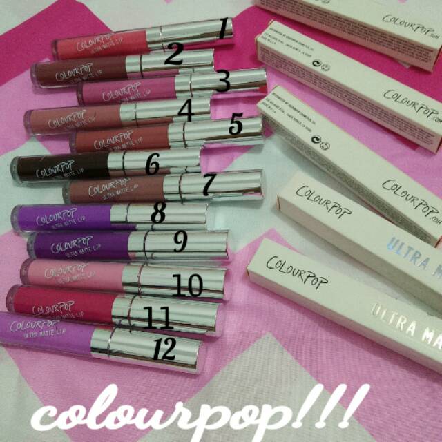 STOCK TERBATAS!!! COLOURPOP REPLIKA WARNA PILIHAN