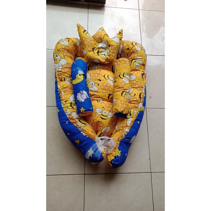 Kasur Bayi Karakter / Kasur Set Bantal Guling / Tempat Tidur Bayi