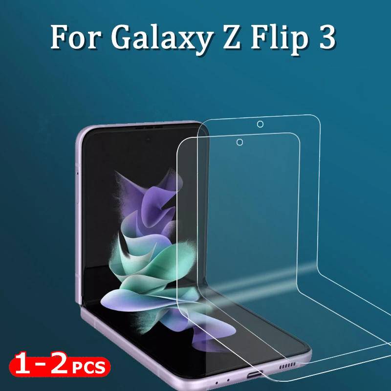 Film Pelindung Layar Depan + Belakang hydrogel HD Matte Untuk samsung galaxy z flip 3 zflip3 z flip3 2021 5g