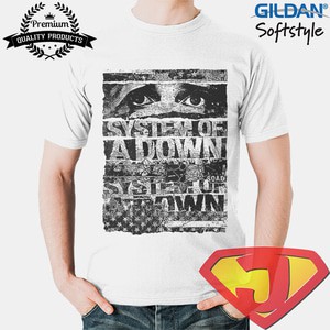 Kaos Band Metal Pria /  Original Gildan - System Of A Down