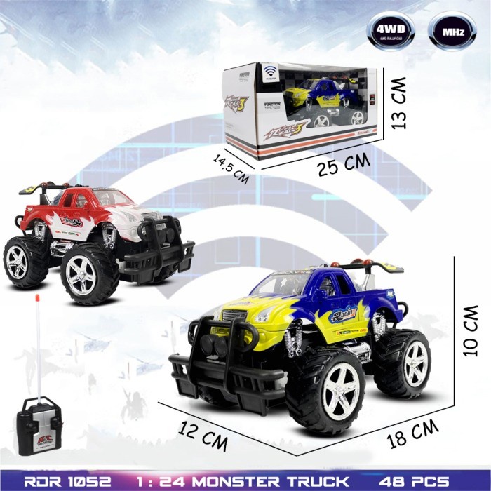 Mainan Anak Mobil Remote Control Jeep Offroad Rdr1052