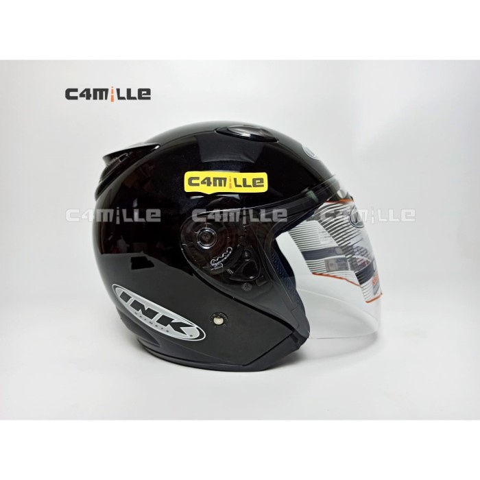 HELM INK CENTRO ORIGINAL BLACK HALF FACE